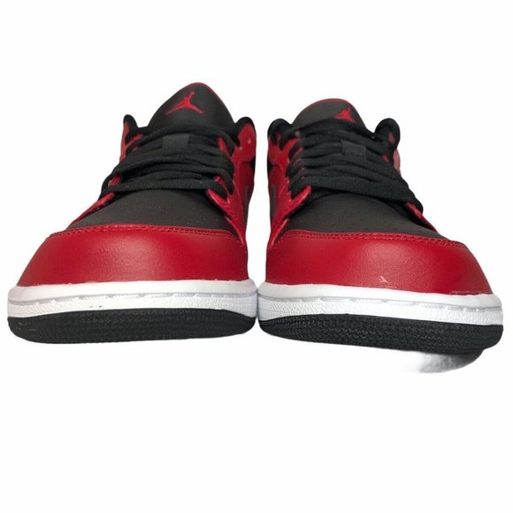 Nike Air Jordan 1 Low Reverse Bred Pebbled Swoosh - Picture 3 of 7